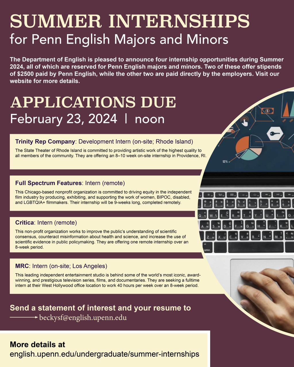 Summer 2025 Internships Remote Mason Grey